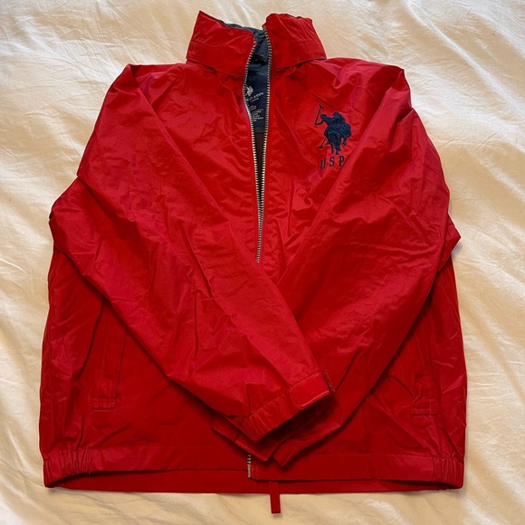Red US Polo Jacket, L - Picture 1 of 4